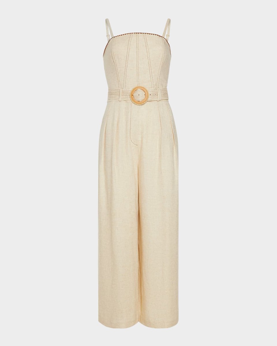 Nadia Wide-Leg Corset Jumpsuit